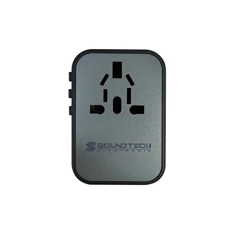 SoundTeoh TA-355 35W 3A + 2C QC Universal Travel Adapter - Image 4