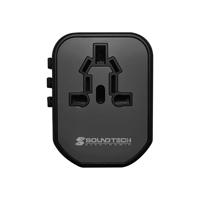 SoundTeoh TA-620 Travel Adaptor with USB-A + USB-C Quick Charger - Image 4