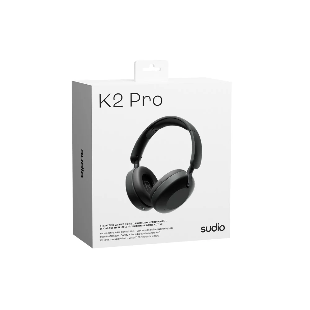 Sudio K2 Pro Wireless Headphone - Black - Image 5