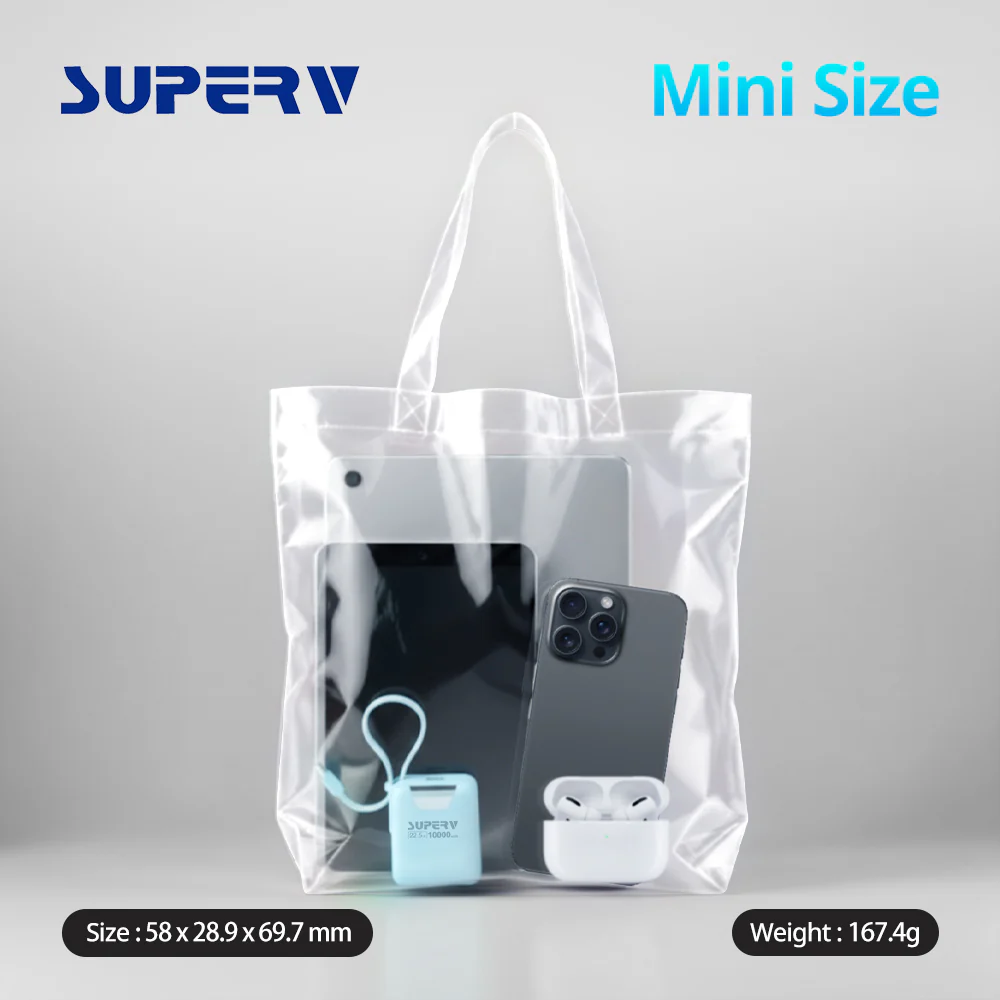 SuperV Power15 10000mAh CCC Power Bank (White) - Image 7