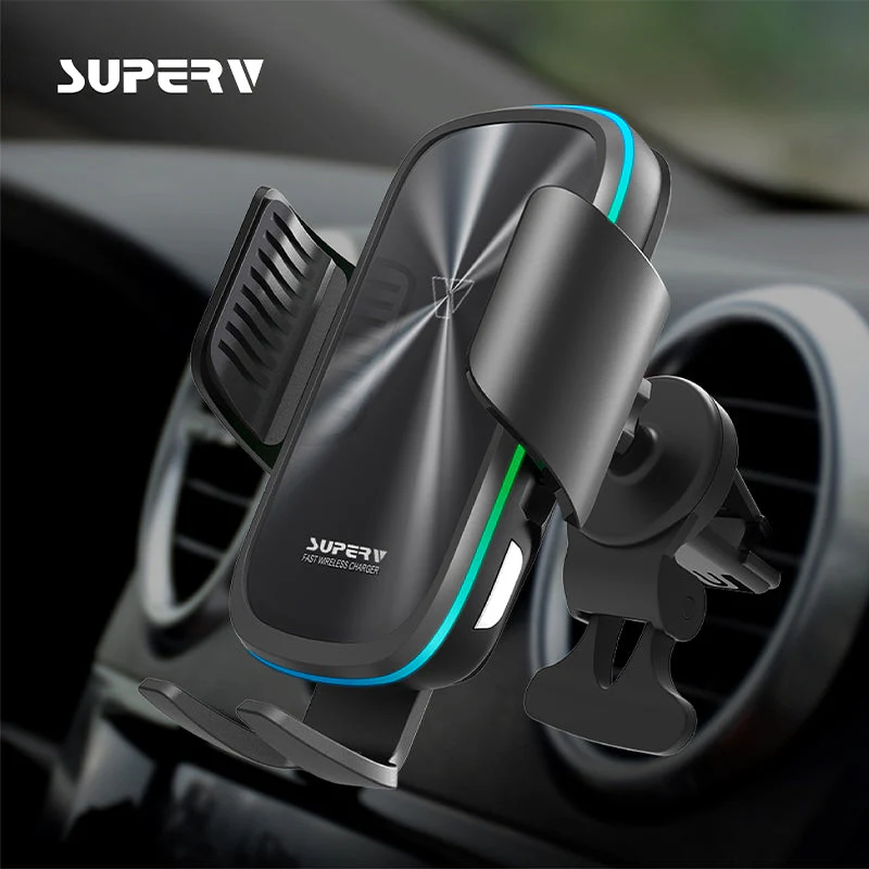 SuperV G91 Wireless Induction Car Holder Sets 15W/Type C - Image 11