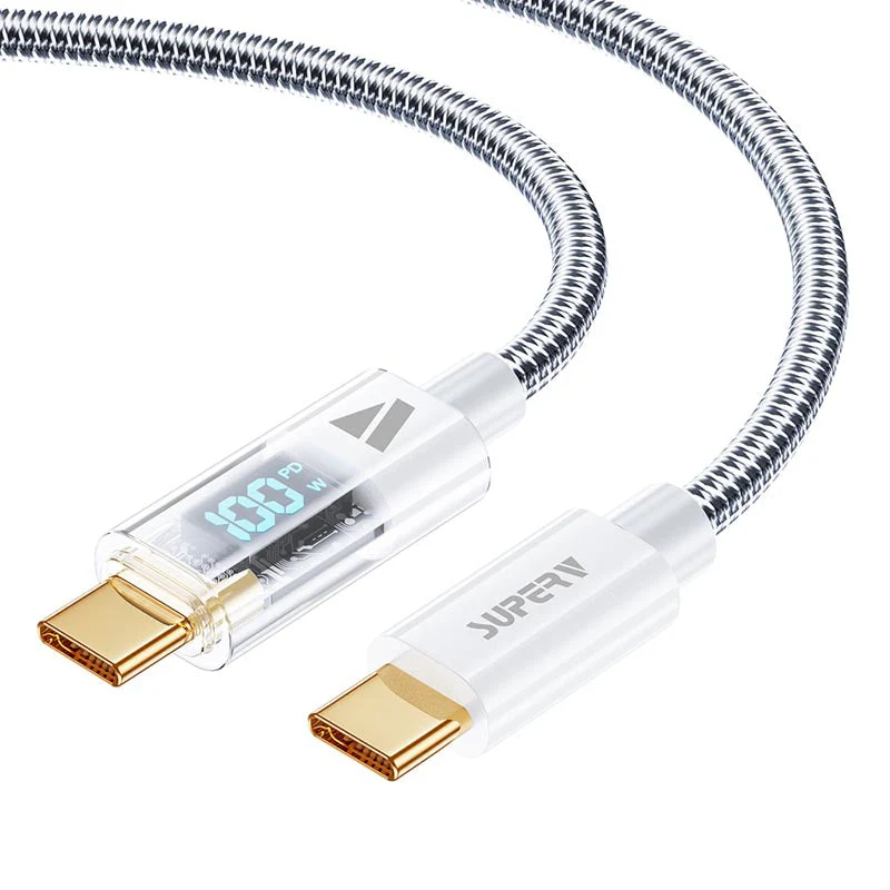 SuperV RT4-100-WH C to C Digital Display Cable 1M (White) - Image 3