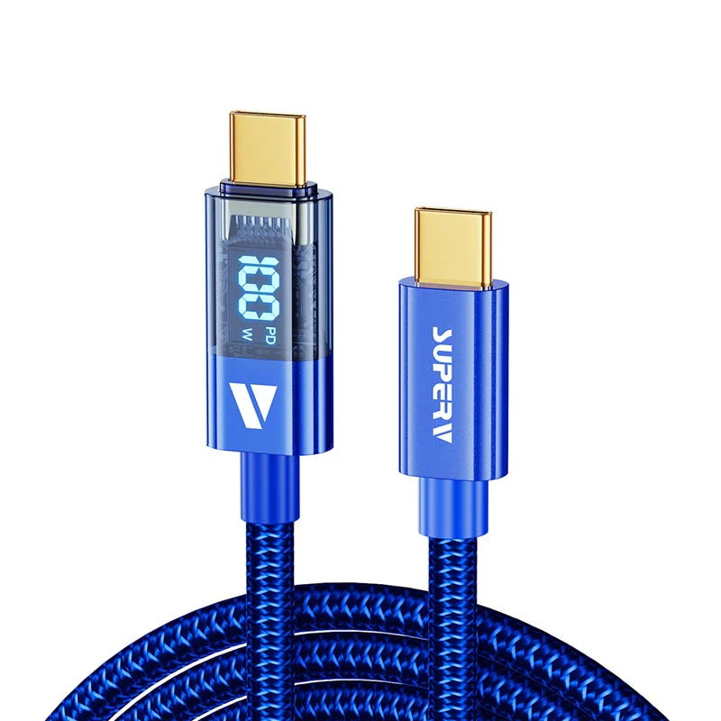 SuperV RT4-200-BL C to C Digital Display Cable 2M (Blue) - Image 3