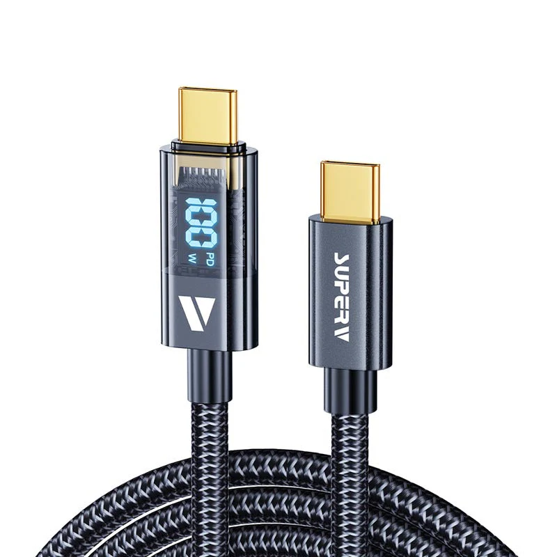 SuperV RT4-30 -BK C to C Digital Display Cable 30cm (Black) - Image 2