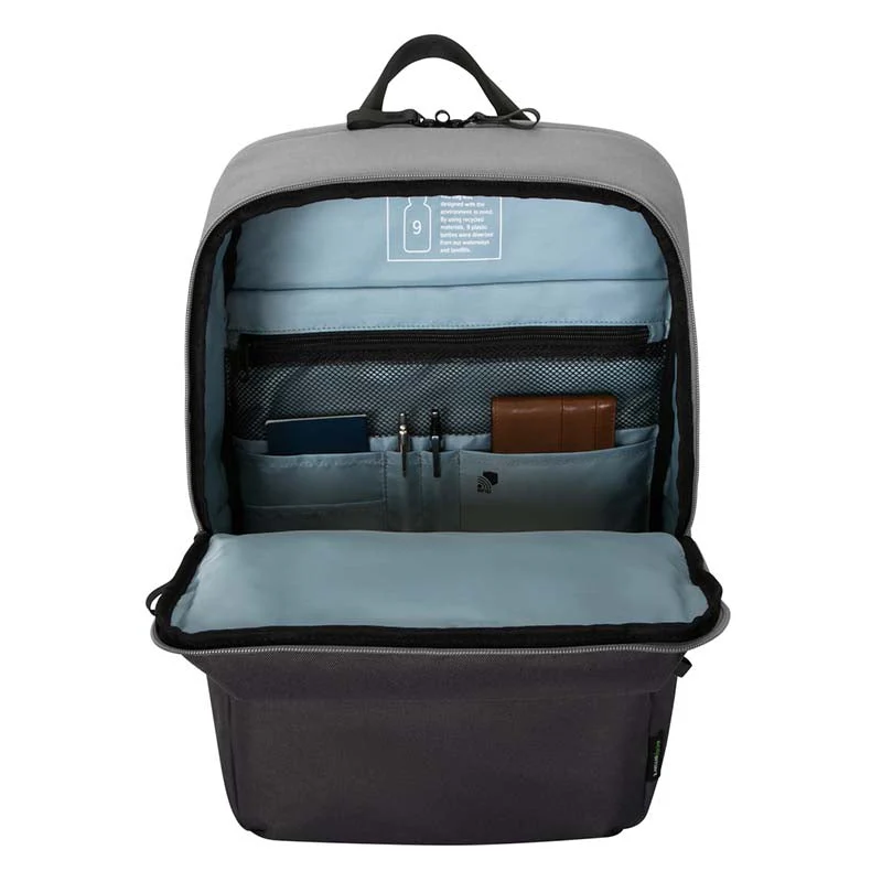 Targus TBB634GL 15.6inch Sagano EcoSmart Travel Backpack (Grey) - Image 5