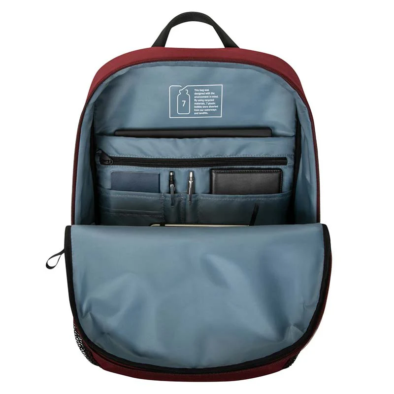 Targus  TBB63603GL 15.6inch Sagano EcoSmart Campus Backpack (Cabernet) - Image 7