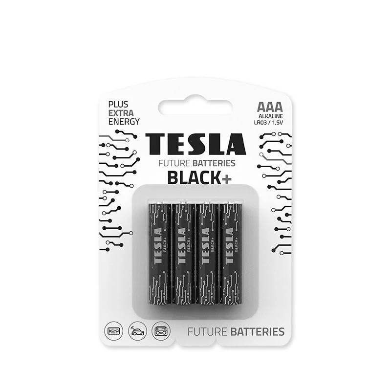 Tesla BLACK-LR03-4B AAA Black+ Alkaline (4 Pcs) - Image 4