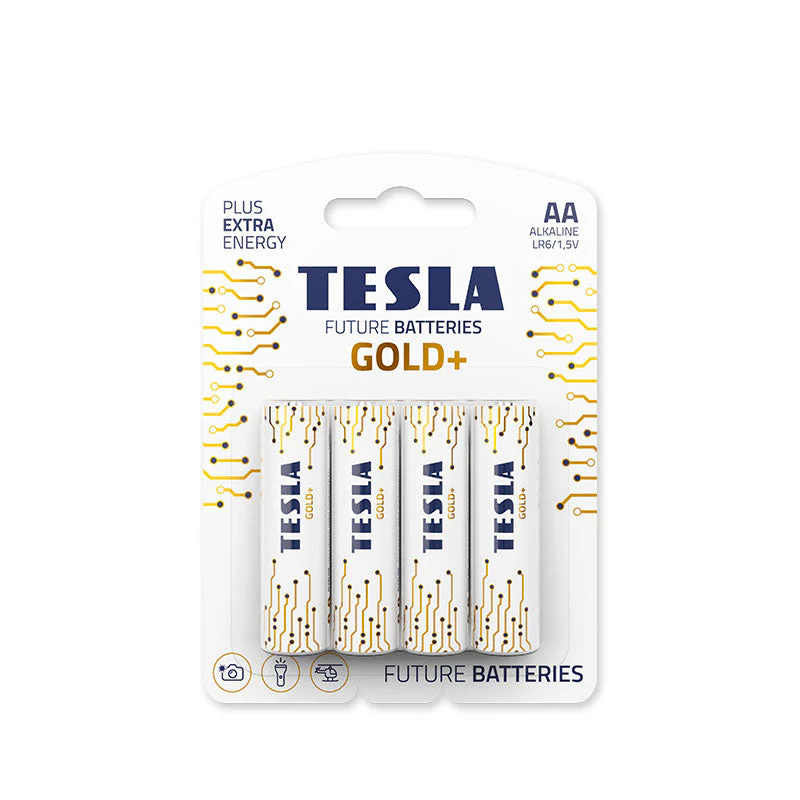 Tesla GOLD-LR06-4B AA Gold+ Alkaline (4 Pcs) - Image 2
