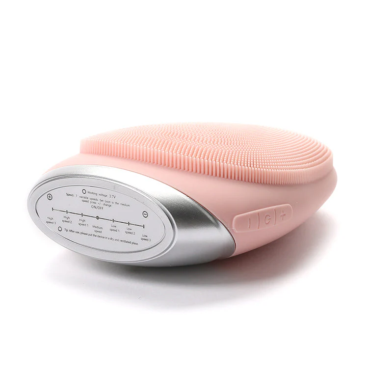The Sun Ray Facial Cleansing Brush (Lotus Pink) - Image 2