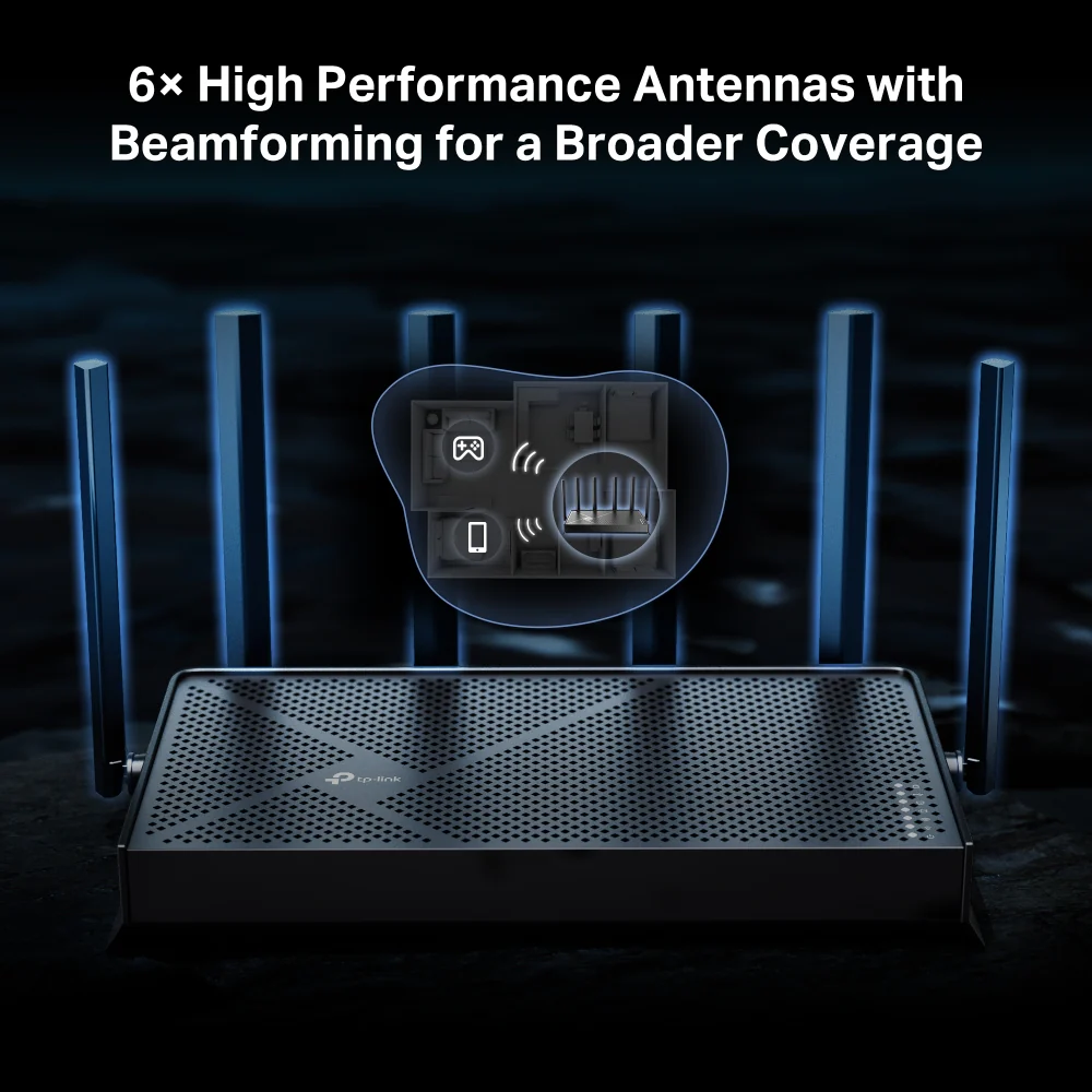 TP-Link Archer BE400 BE6500 Dual-Band Wi-Fi 7 Router - Image 8