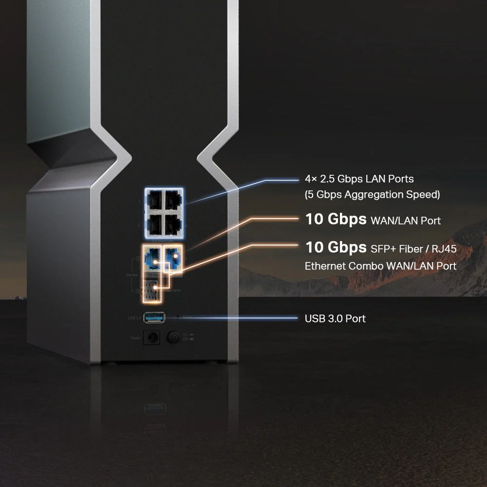 TP-Link Archer BE800 BE19000 Tri Band Wi-Fi 7 Router - Image 7