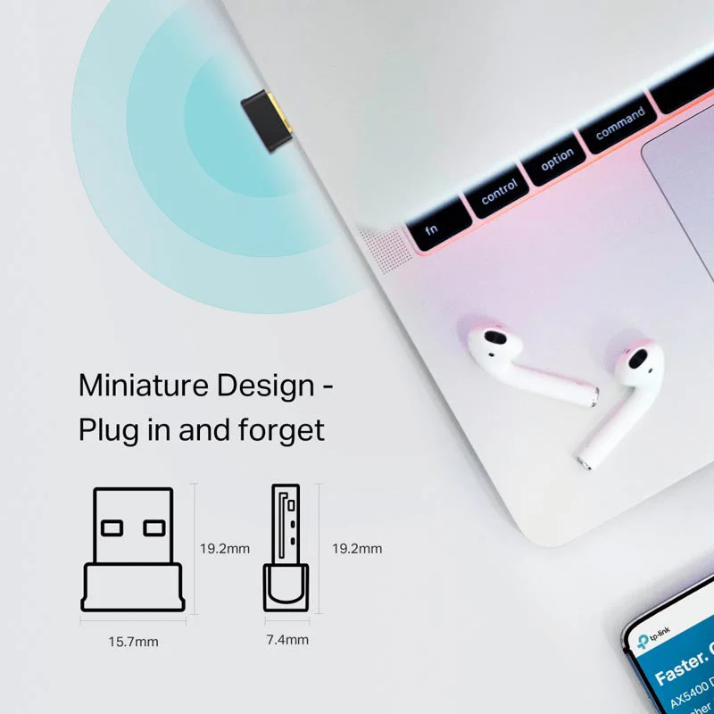 TP-Link Archer T600UB AC600 Nano Wi-Fi BT USB Adapter - Image 2