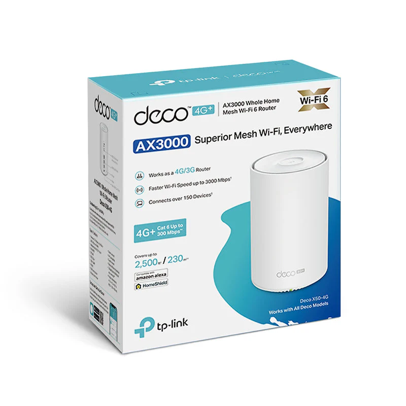 TP-Link Deco X50-4G AX3000 Whole Home Mesh Wi-Fi 6 (1-Pack) - Image 4