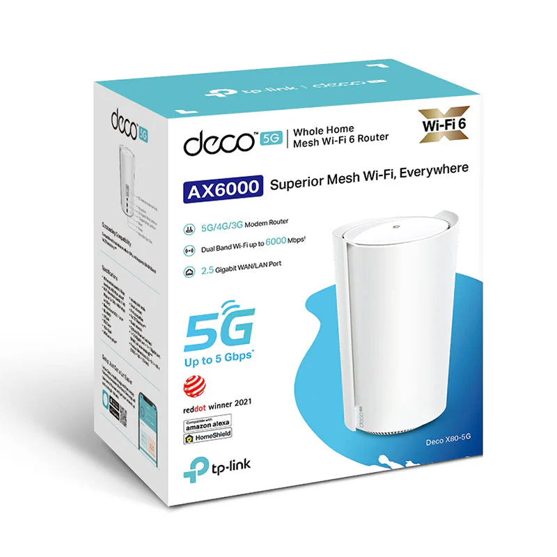 TP-Link Deco X80-5G AX6000 Whole Home Mesh Wi-Fi 6 - Image 4