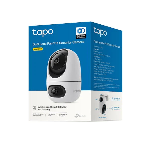 TP-Link Tapo C245D Dual Lens Pan/Tilt Security Camera - Image 4