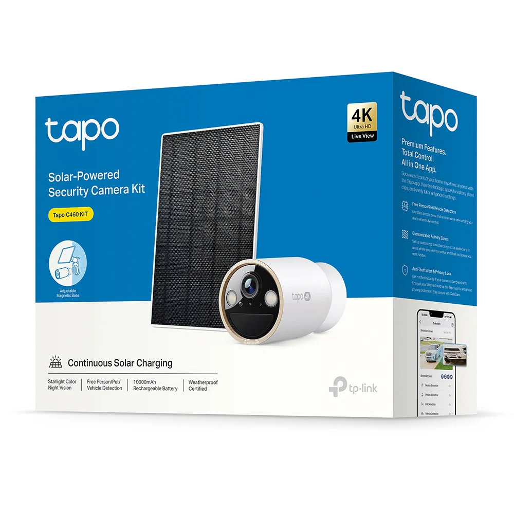 TP-Link Tapo C460 Solar-Powered Security Camera Kit - Image 4