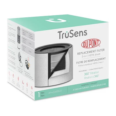 TruSens 2415107 Medium Replacement Filter HEPA+Carbon+Filter