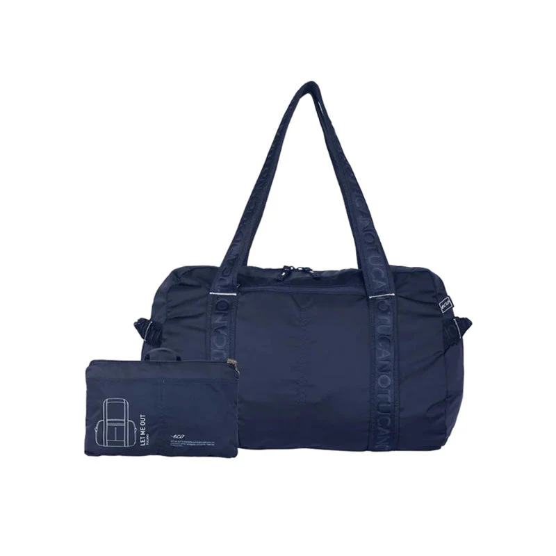 Tucano BLMOWE-B Let Me Out Foldable Weekend Duffle (Blue)