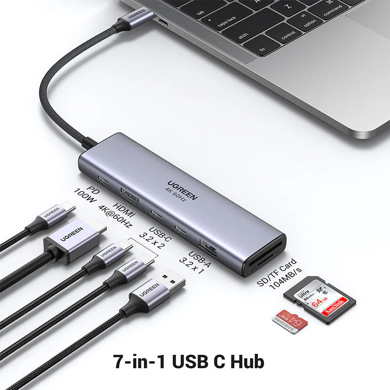 Ugreen CM511 45521 7-in-1 USB-C Hub - Image 3