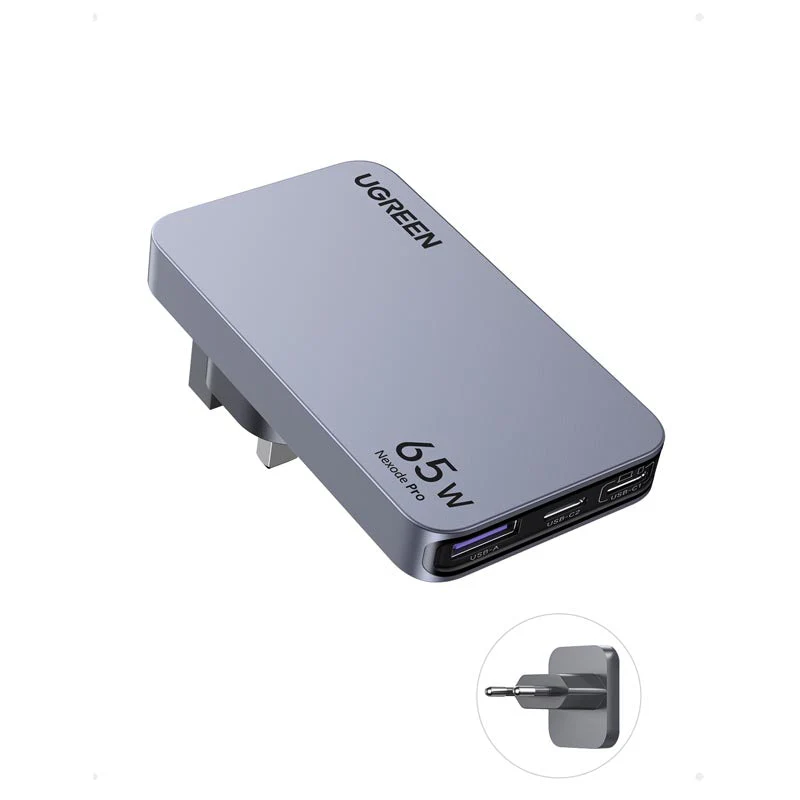 Ugreen Nexode Pro X753 65W PD GaN Charger (2C1A) UK/US/EU Plugs - Image 3
