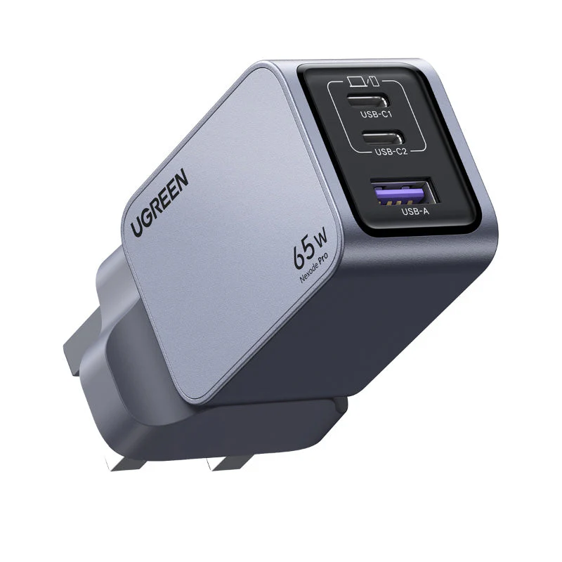 Ugreen Nexode Pro X755 65W PD GaN Fast Charger (2C1A) with 100W USB-C to USB-C Cable - Image 2
