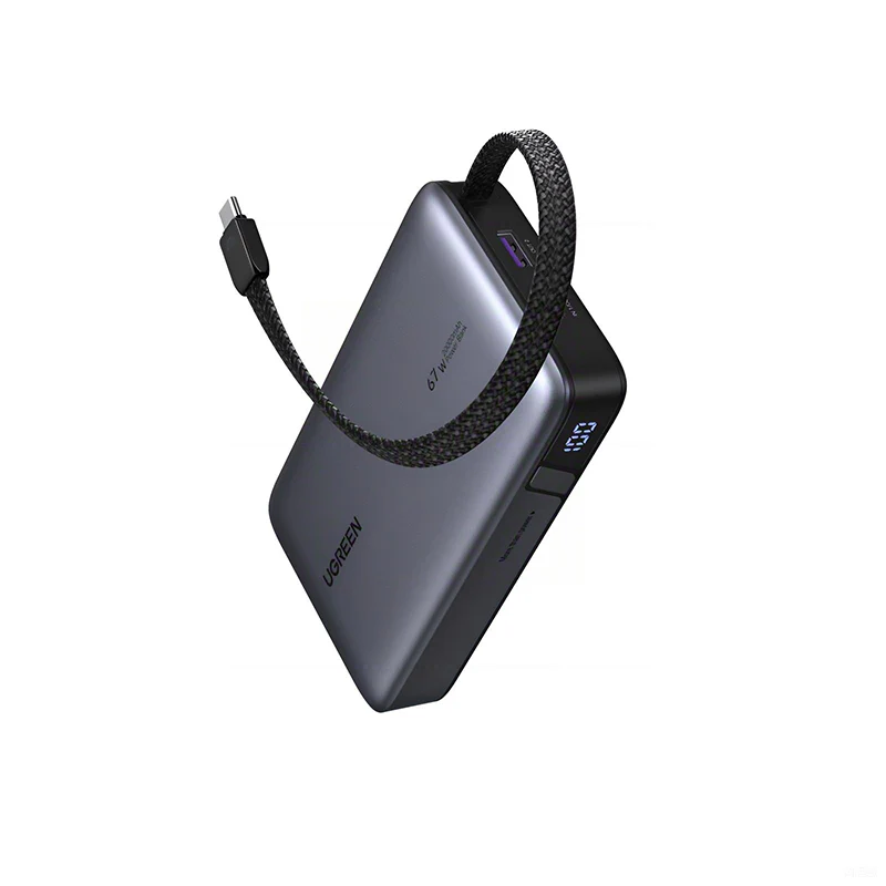 Ugreen PB550 20000mAh 65W CCC PD PB with Built-in Cable