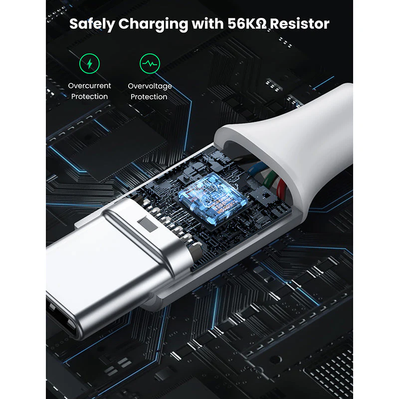 Ugreen US288 USB-C To USB A 2.0 1M White Male Cable - Image 3