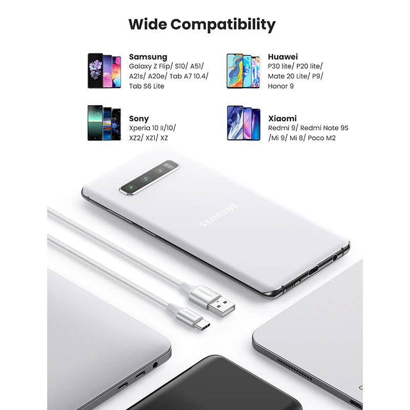 Ugreen US288 USB-C To USB A 2.0 1M White Male Cable - Image 5