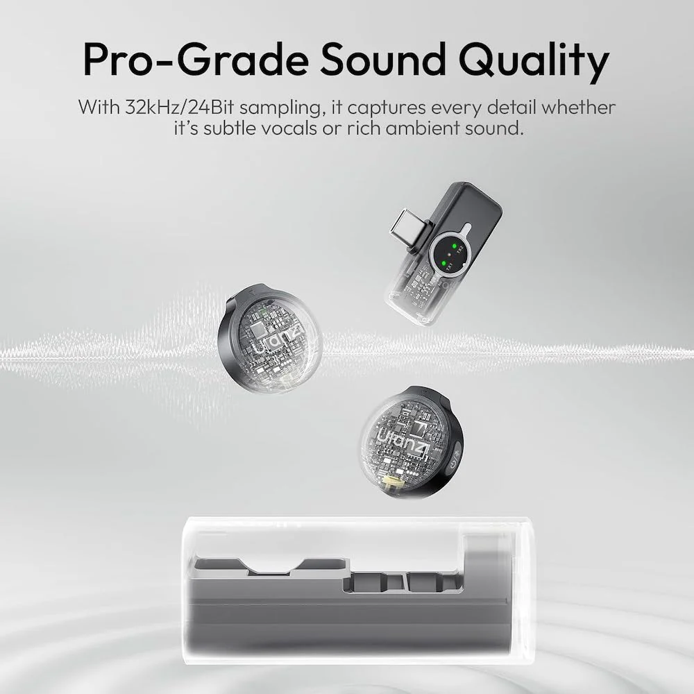 Ulanzi A21 Wireless Lavalier Microphone - Image 4