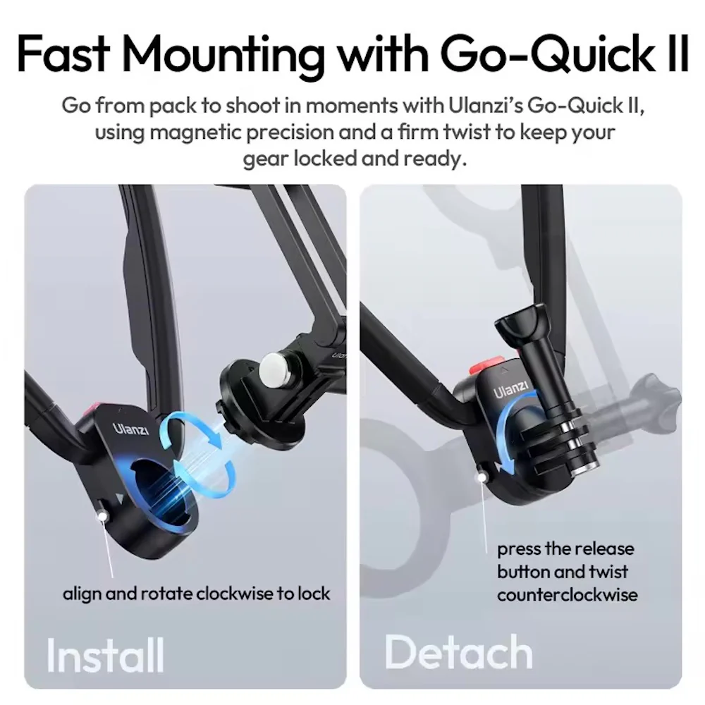 Ulanzi MG14 Magnetic Neck Holder Phone Mount - Image 4