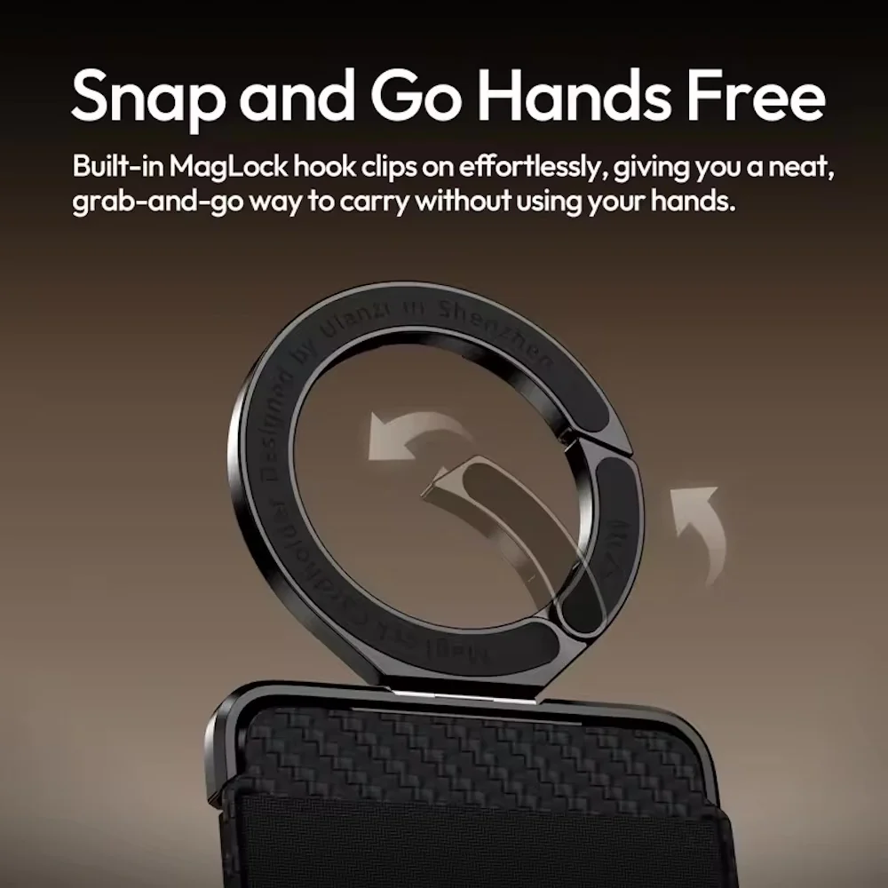 Ulanzi ML25 MagLock Card Holder Phone Stand - Image 4