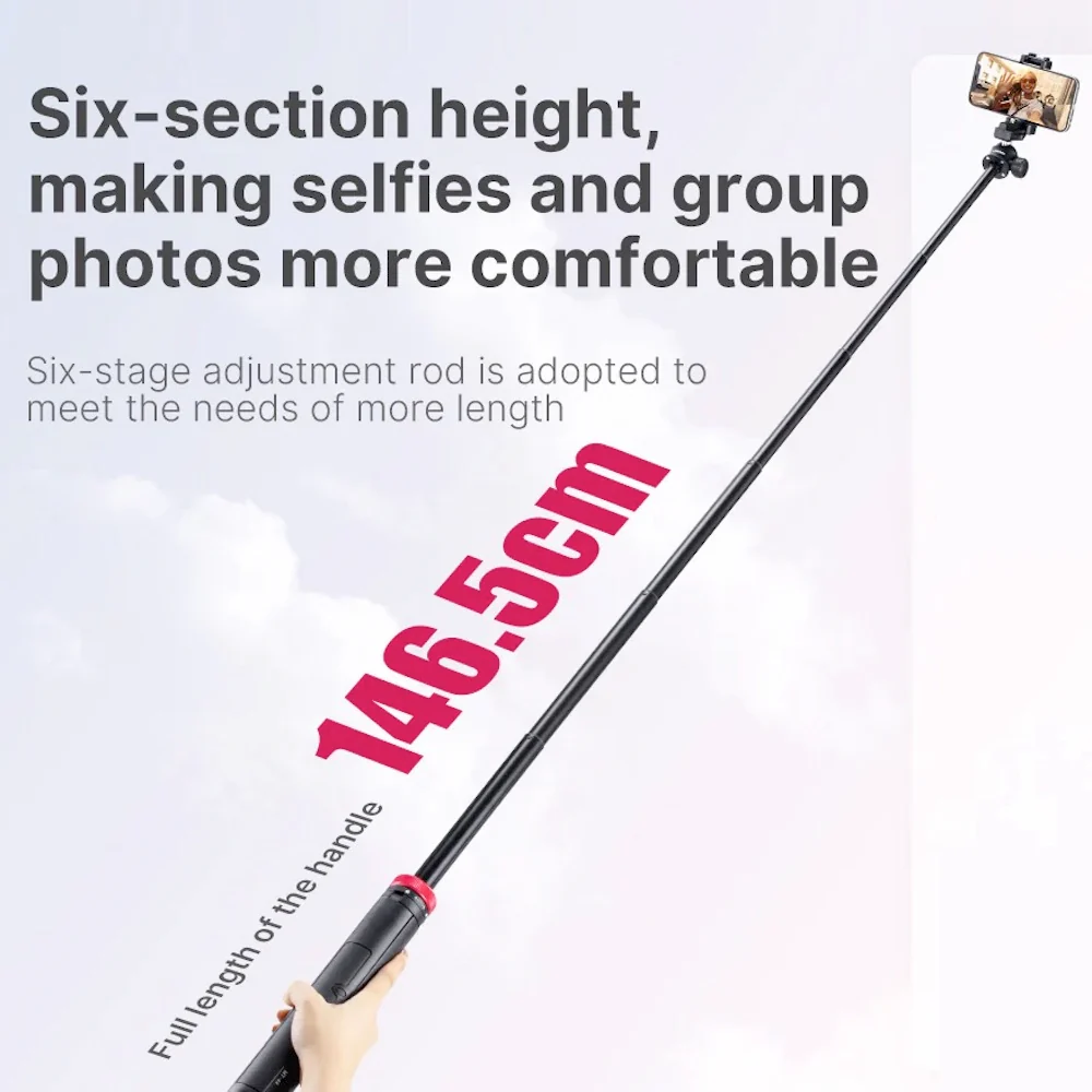 Ulanzi MT-44B Tripod Selfie Stick - Image 4