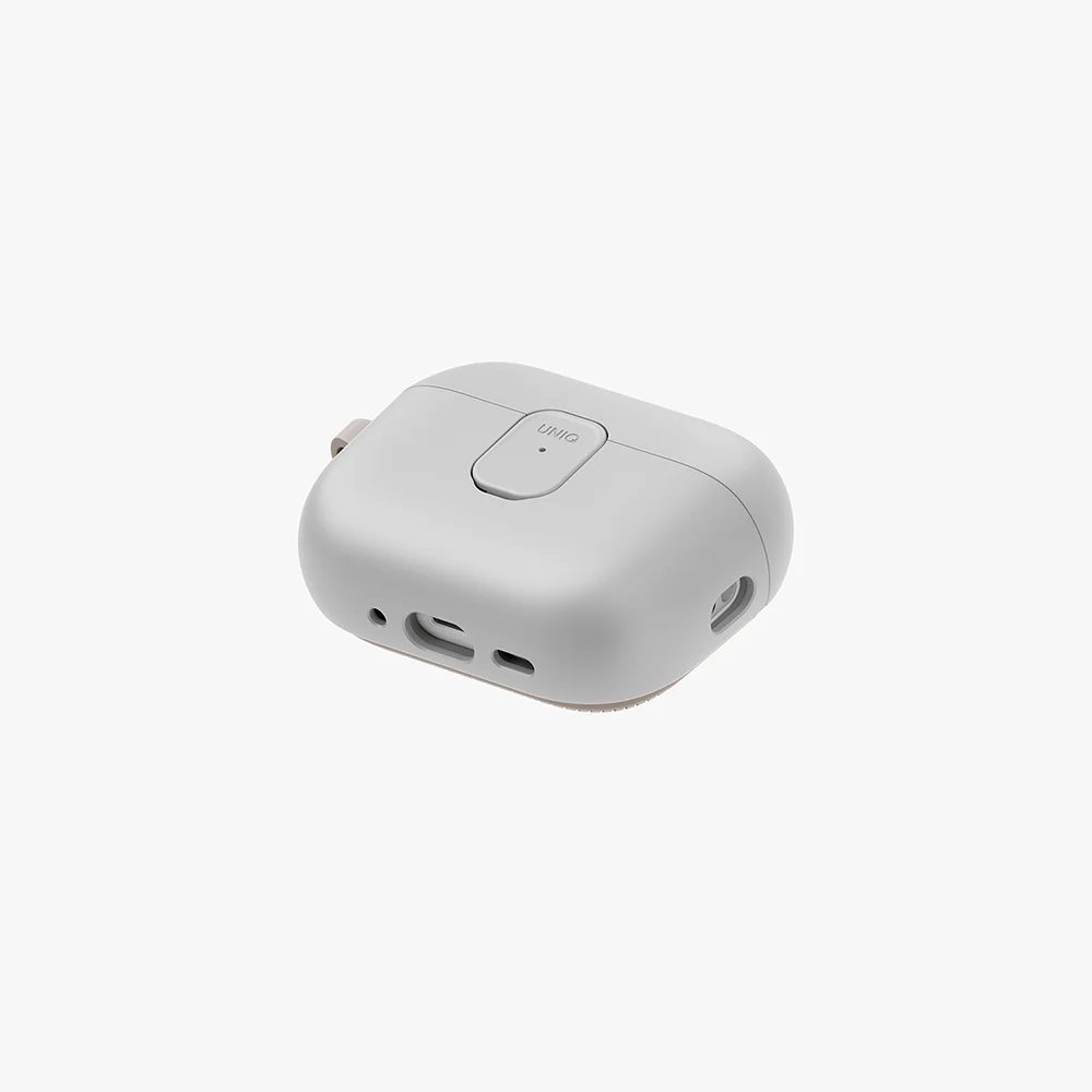 Uniq Clyde Airpods Pro 3rd Gen Lock Case - Mist Grey/ Khaki - Image 3