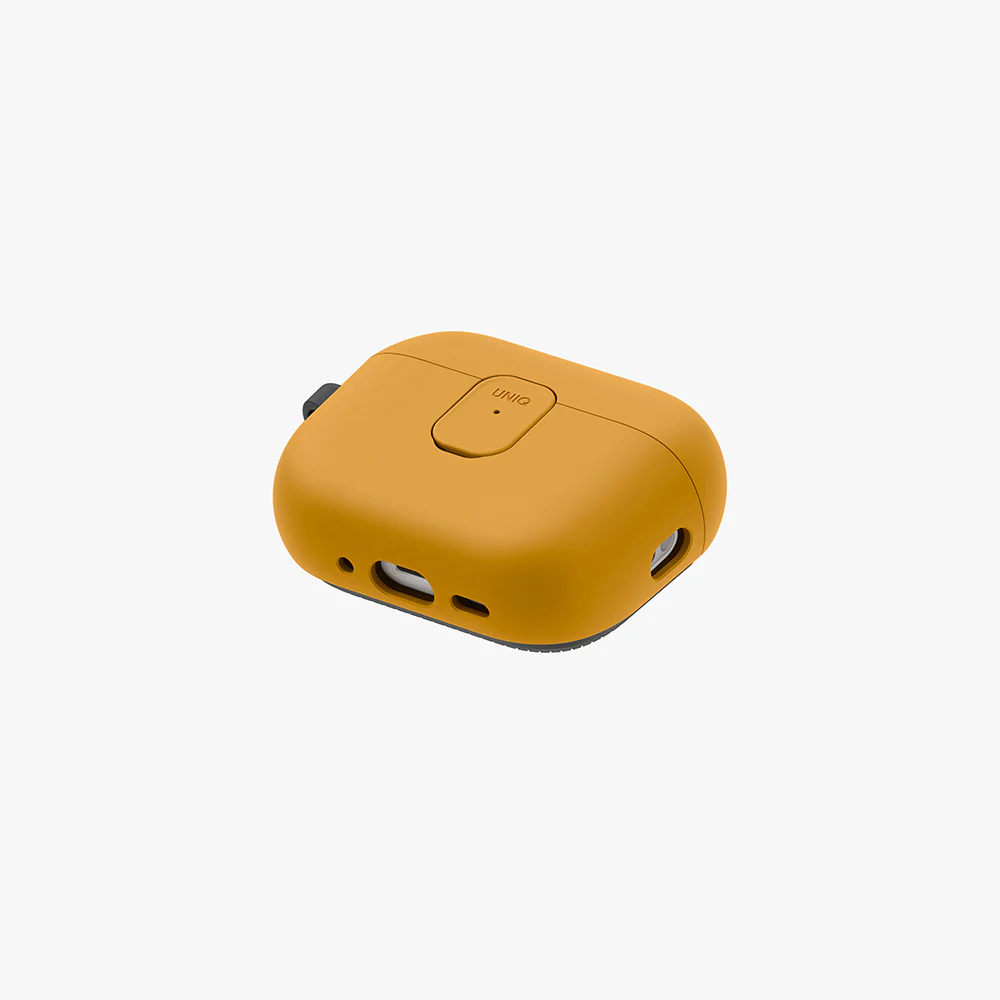 Uniq Clyde Airpods Pro 3rd Gen Lock Case - Racing Yellow/Dark Grey - Image 3