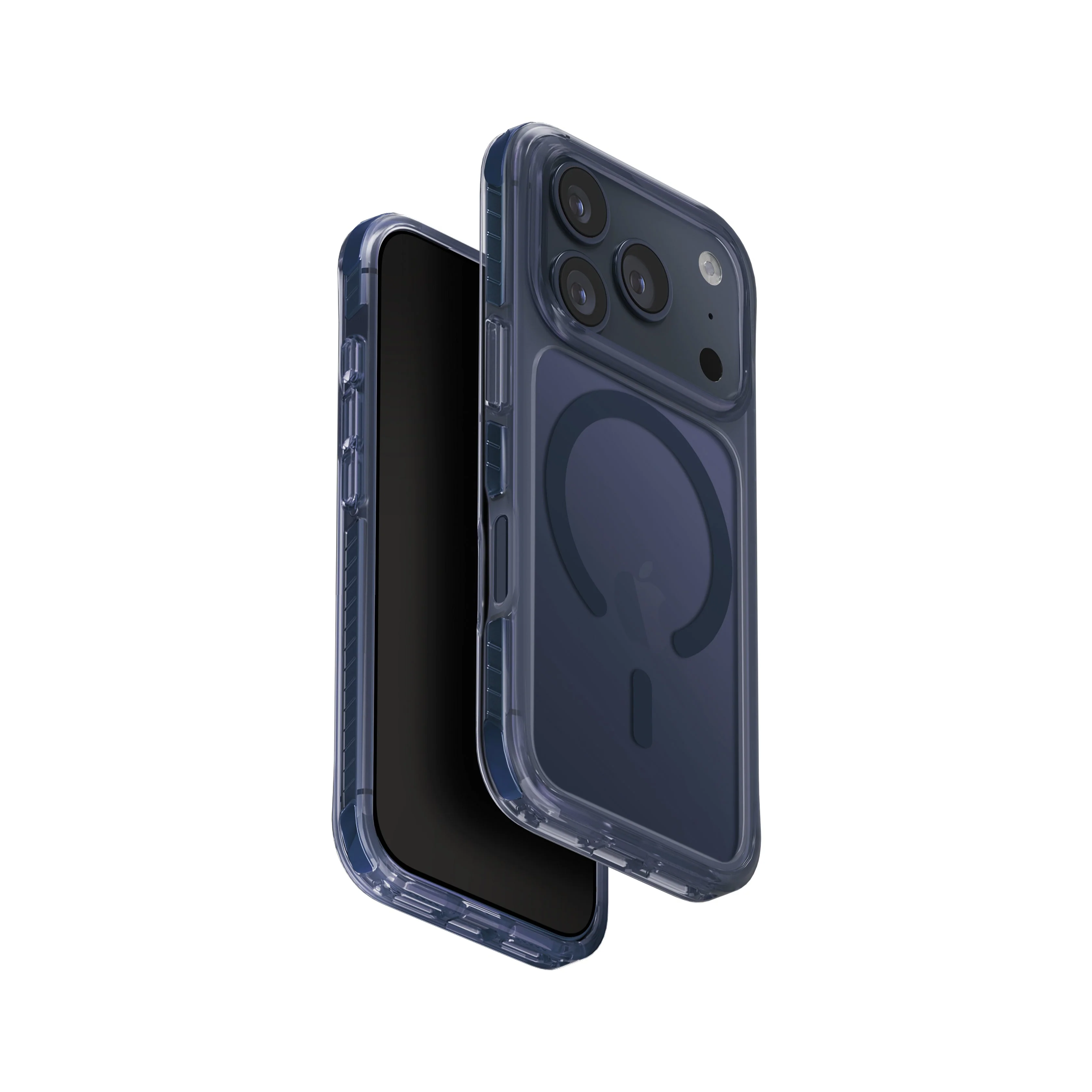 Uniq Hybrid iPhone 17 Pro (2025) 6.3 Magclick Charging Combat - Navy Blue