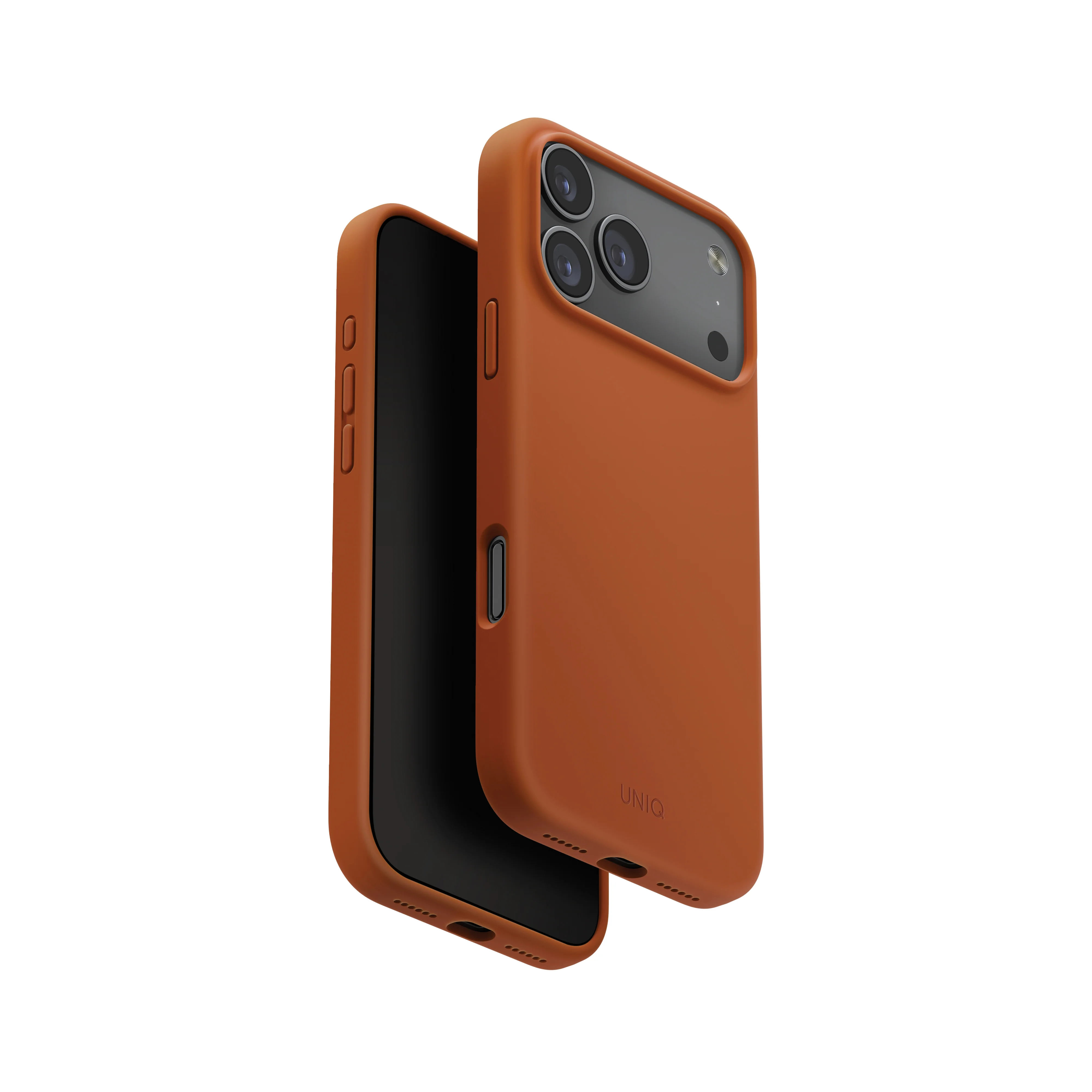 Uniq Hybrid iPhone 17 Pro Max (2025) 6.9 Magclick Charging Lino - Sunset Orange - Image 4
