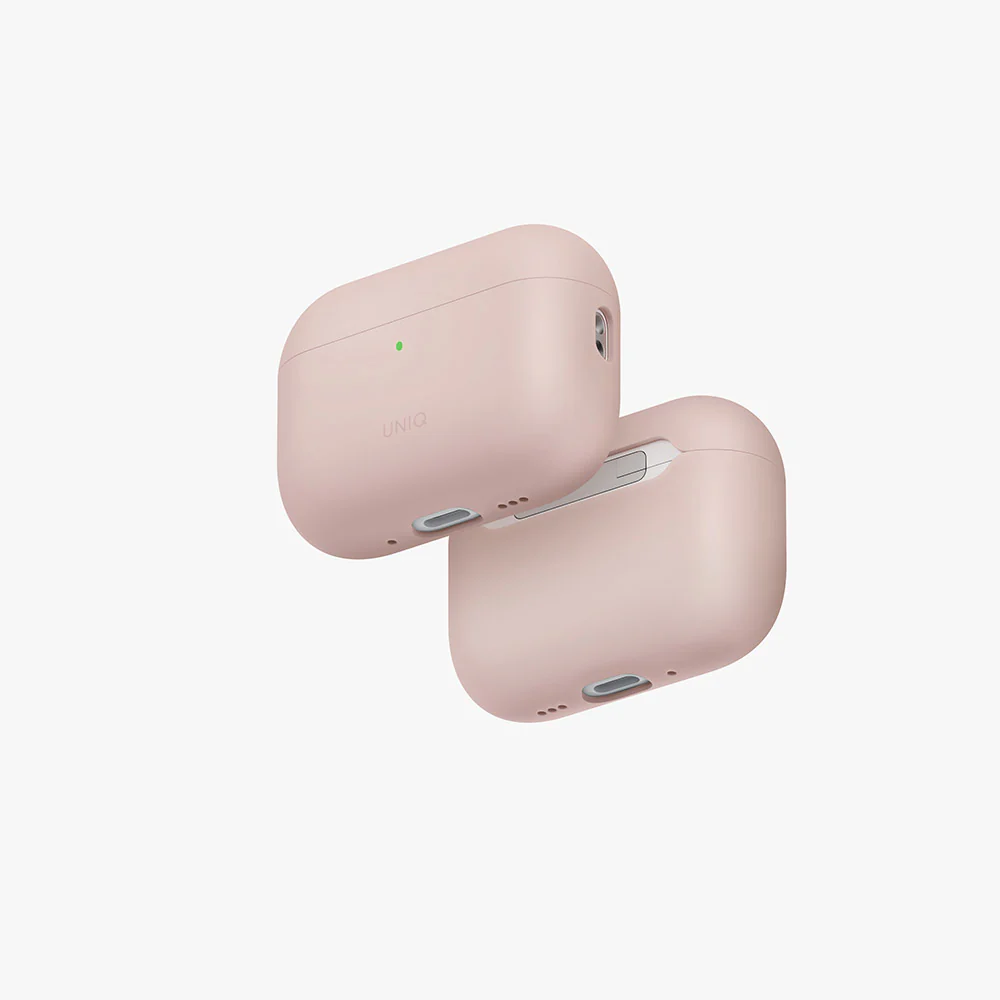 Uniq Lino Hybrid Airpods Pro 3rd Gen Liquid Silicon Case - Blush Pink
