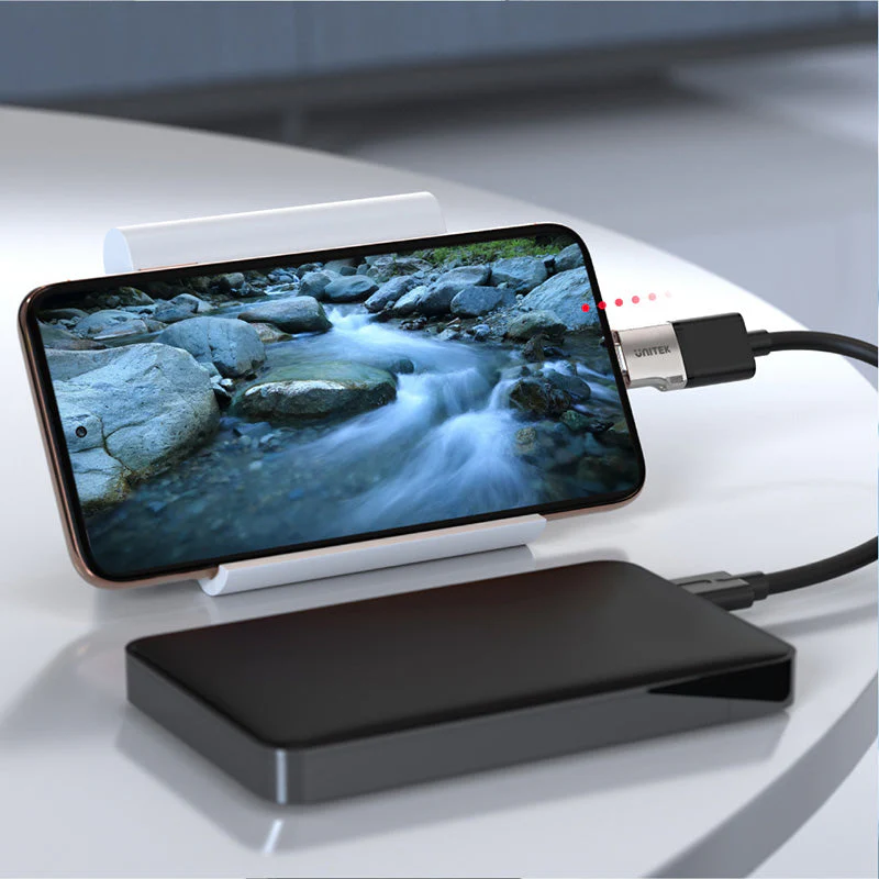 Unitek A1025GNI USB-C to USB-A OTG Adapter - Image 6