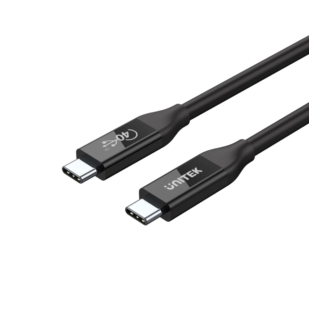 Unitek C14100BK-0.8M USB4 100W PD Fast Charging Cable (0.8M)