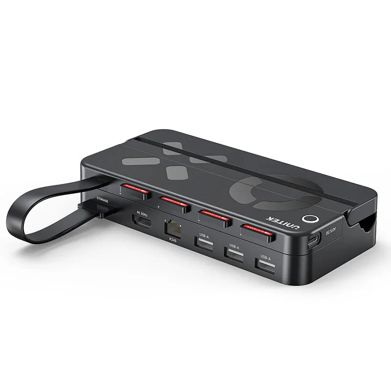 Unitek G1002F 11-in-1 Gaming Docking Station with Remote - Image 5