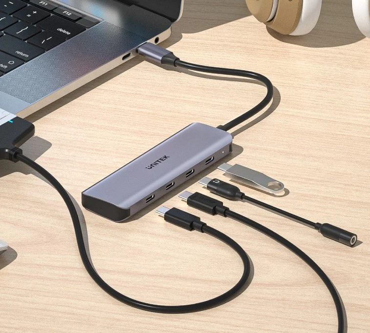 Unitek H1107K uHUB Q4 Next 4 Ports USB-C Hub - Image 2