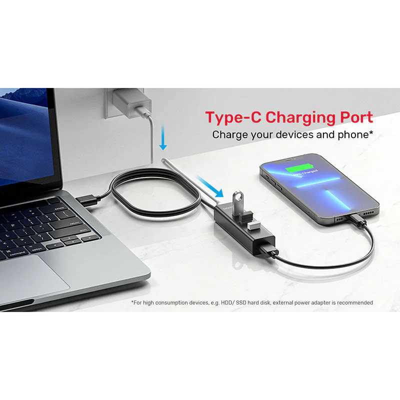 Unitek Y-3089V 4-in-1 USB-A 5Gbps Hub - Image 3