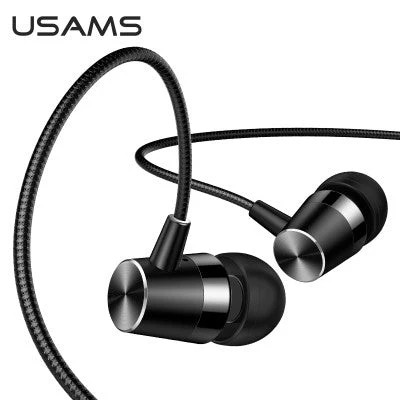 Usams EP-42 3.5mm In-ear Earphone 1.2m (Black)