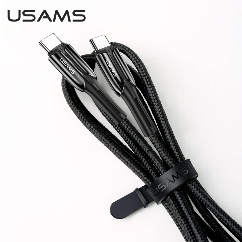 Usams US-SJ402 USB-C To USB-C 100W PD Charging Cable 5A 1.2m - Image 4