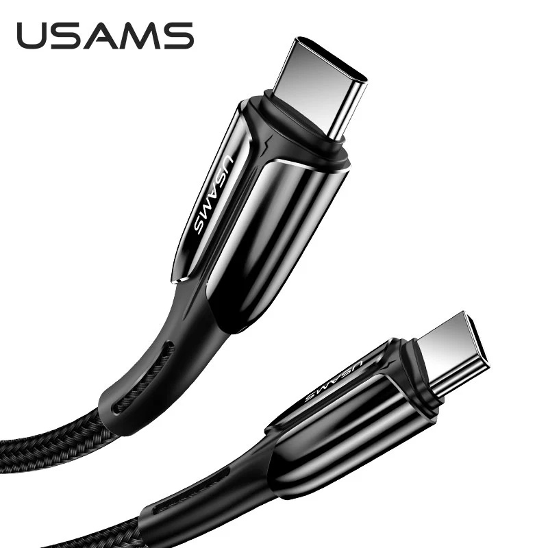 Usams US-SJ402 USB-C To USB-C 100W PD Charging Cable 5A 1.2m - Image 6