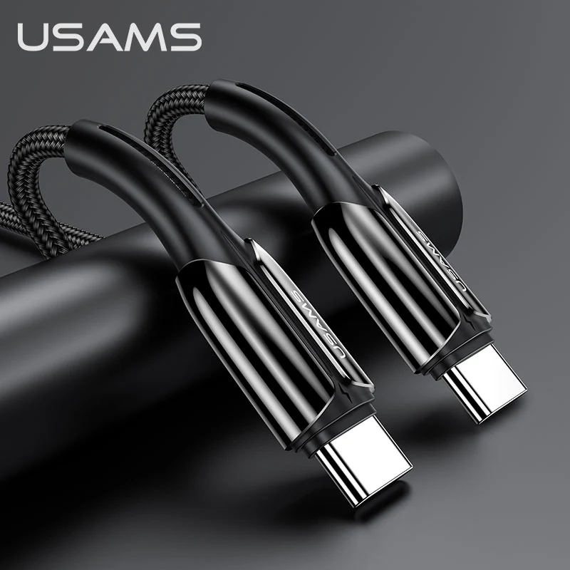 Usams US-SJ402 USB-C To USB-C 100W PD Charging Cable 5A 1.2m - Image 7