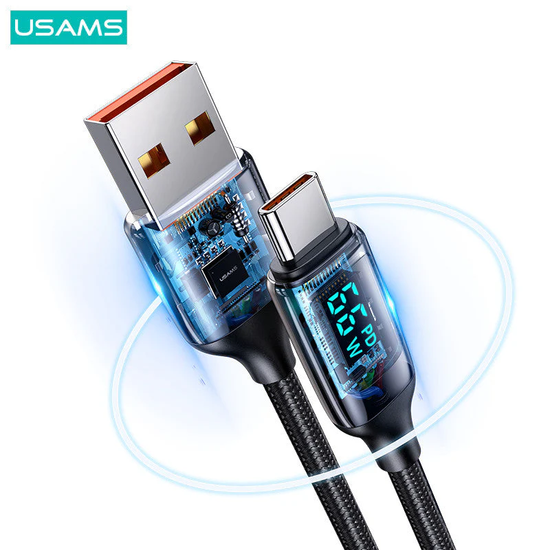 Usams US-SJ544 Type-C 6A Fast Charging Cable 1.2m - Image 2