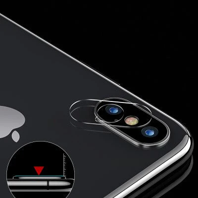 Usams USBH400 Lens Protecter Film For iPhone X/XS Clear - Image 4