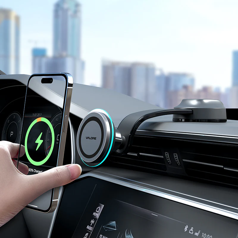 Valore 15W Magnetic Wireless Charging Car Holder (CAC-008) - Image 6