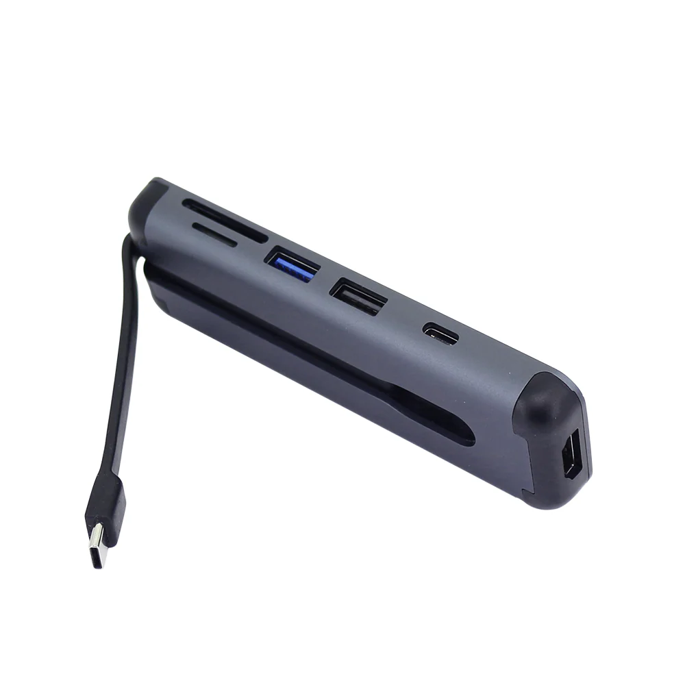 Valore 7-In-1 USB-C Multi-Hub with Built-in Cable (VUH-39) - Image 7